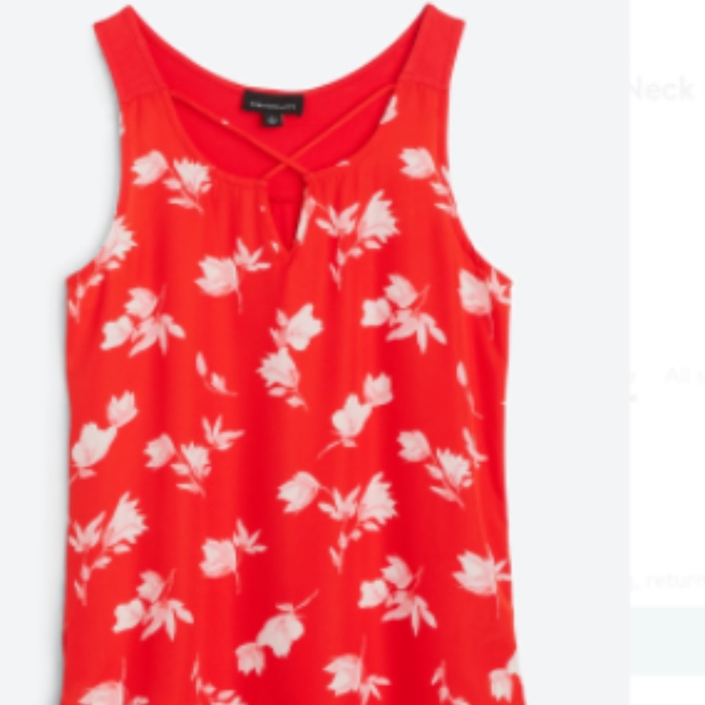 Women's Fortune + IVY Kason Split Neck Blouse